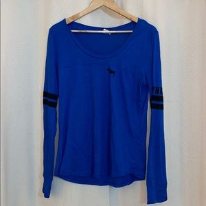 - PINK - Blue Longsleeve Top, L